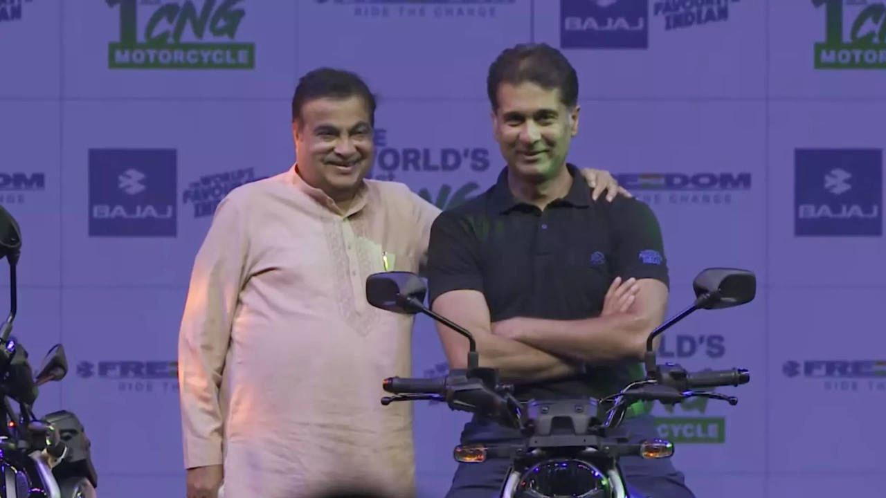 Gadkari Rajiv Bajaj Times Drive