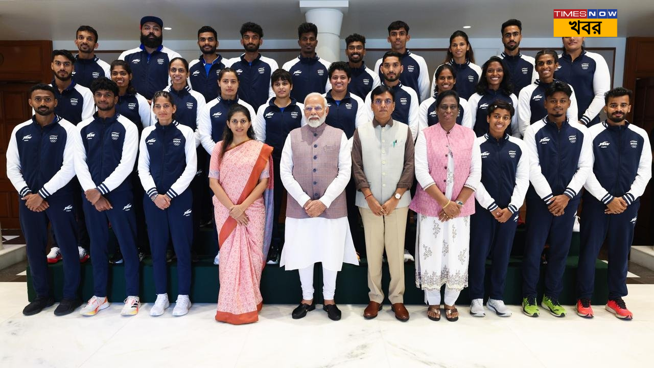 pm modi with olympics