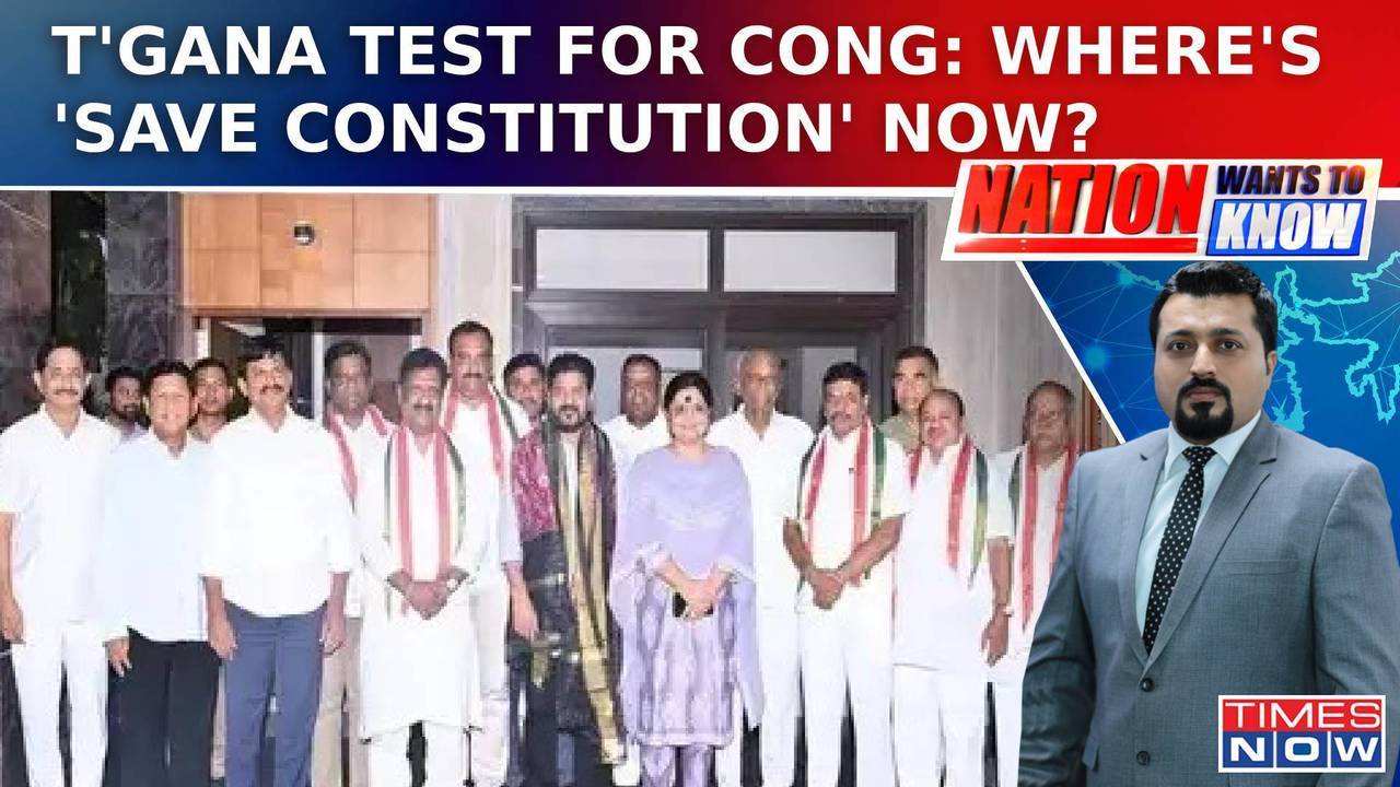 In Telangana, BRS Defection Triggers Debate |  Is This Congress' 'Samvidhan Bachao'? | NWTK