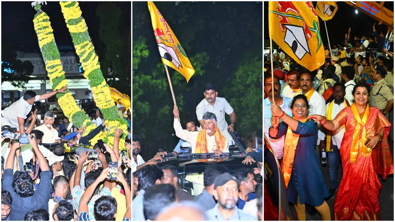 Chandrababu naidu in Hyderabad