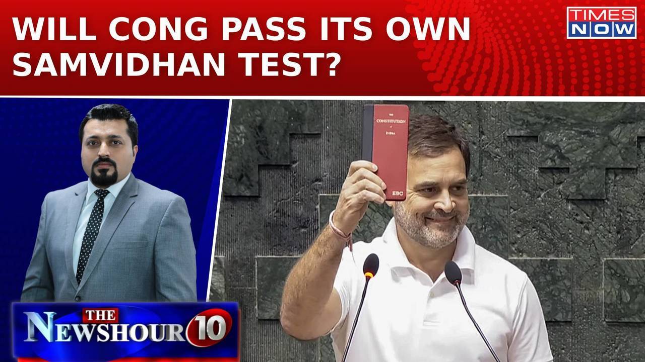 BJP Slams Rahul's Hypocrisy After BRS MLCs Defect | Will Cong Pass Its Own Samvidhan Test?| Newshour