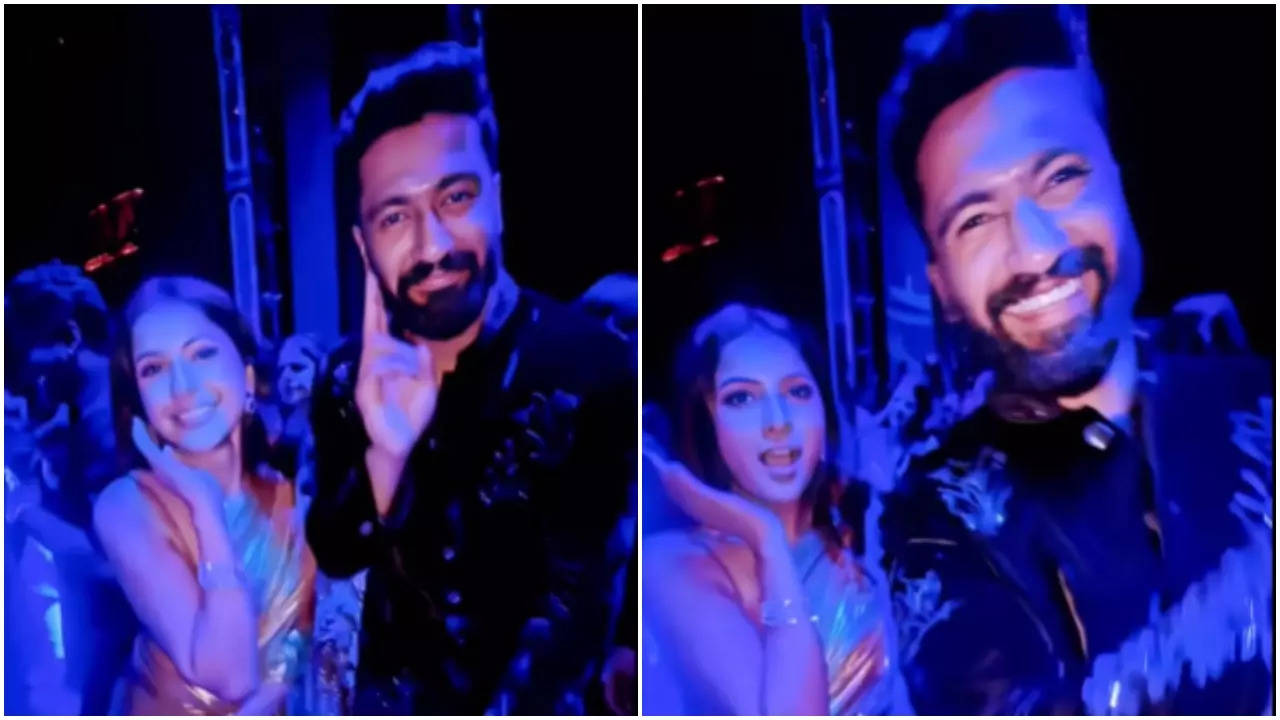 Nothing Just Vicky Kaushal Vibing With 'Punjab Ki Katrina Kaif' Shehnaaz Gill At Ambanis' Event - Watch