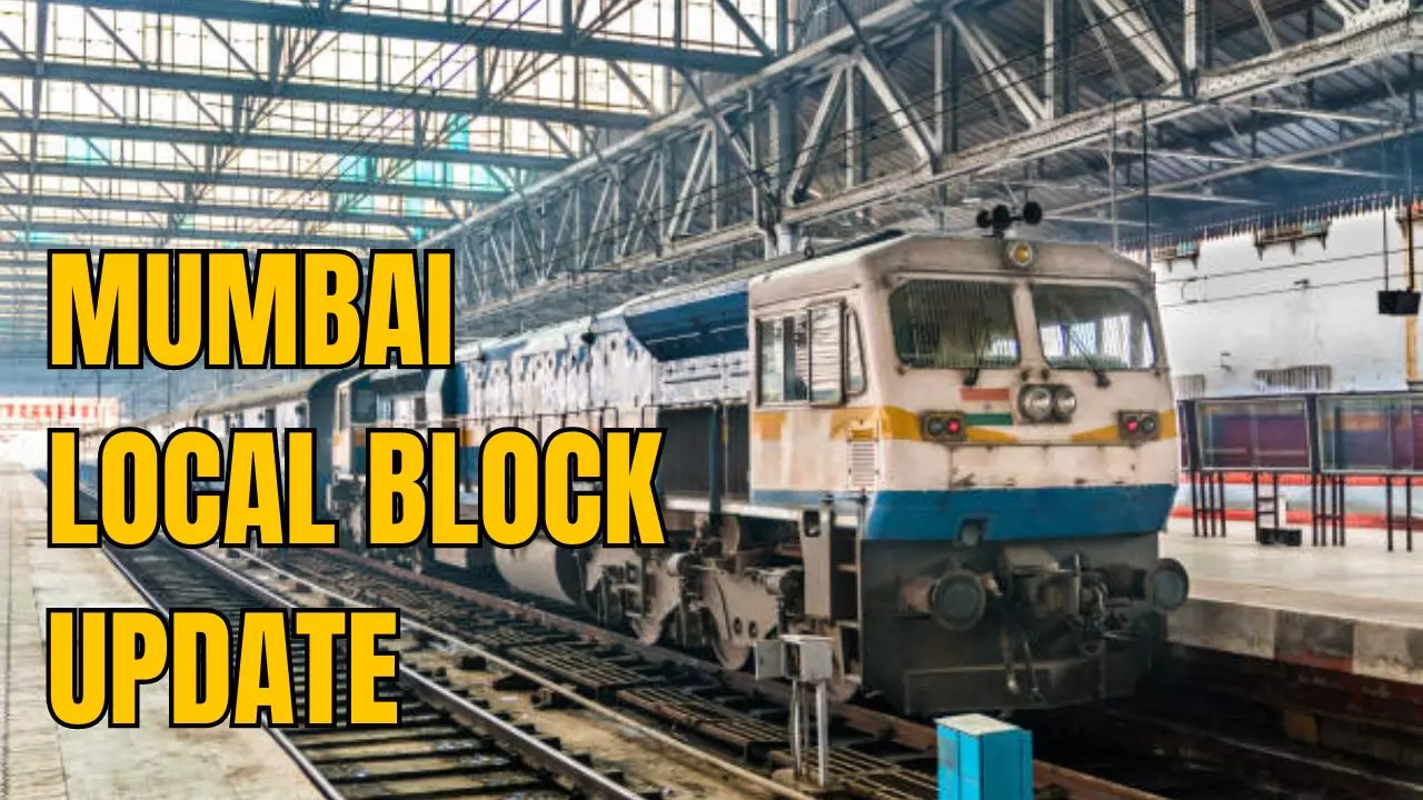 Mumbai Local Train Block Update