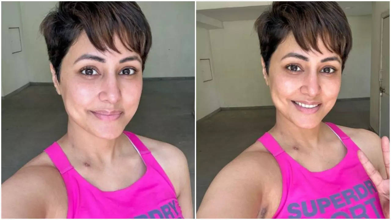 Hina Khan Boldly Flaunts Her Scars In Gym Pics As She Battles Breast Cancer