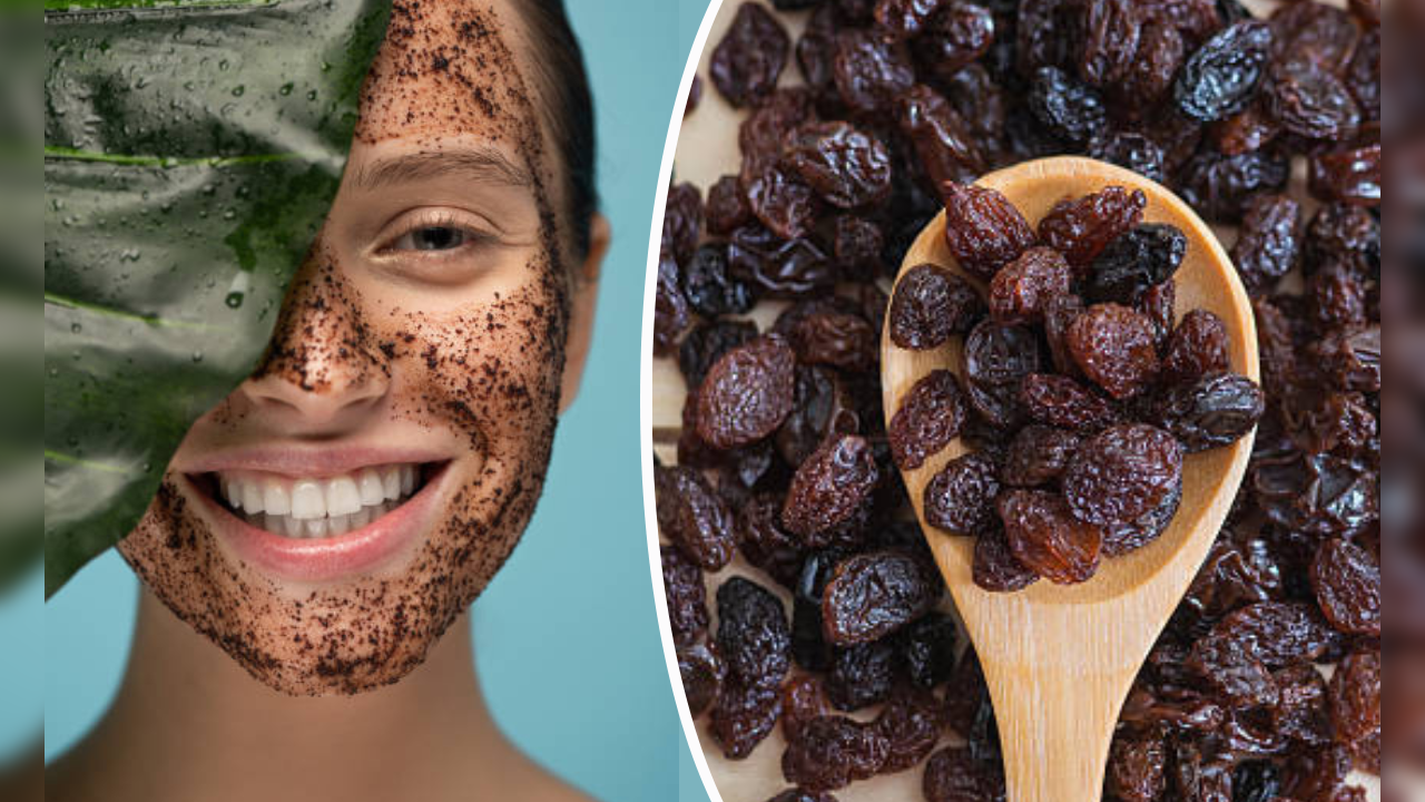 raisin face scrub  for glowing and radiant skin