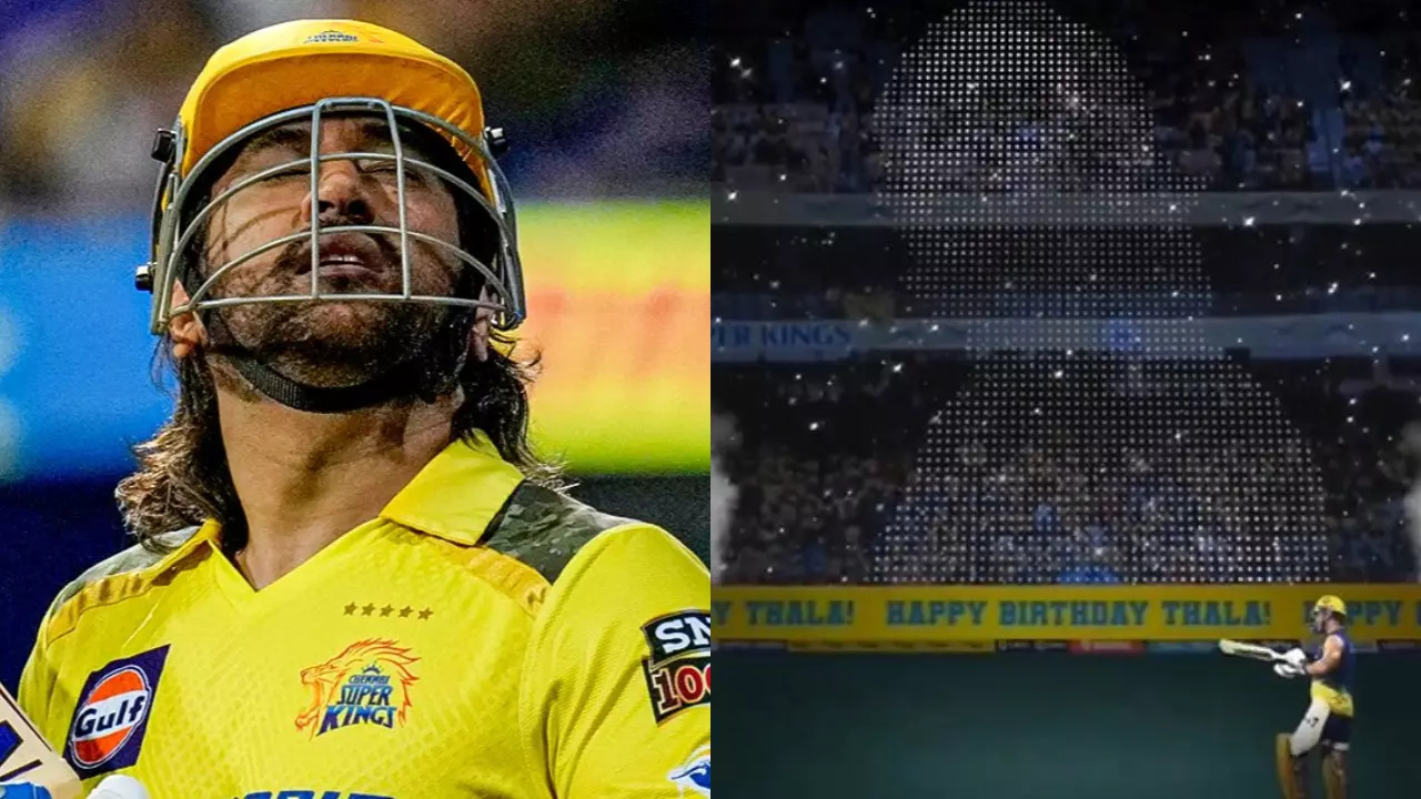 CSK Tribute Video For MS Dhoni On Birthday