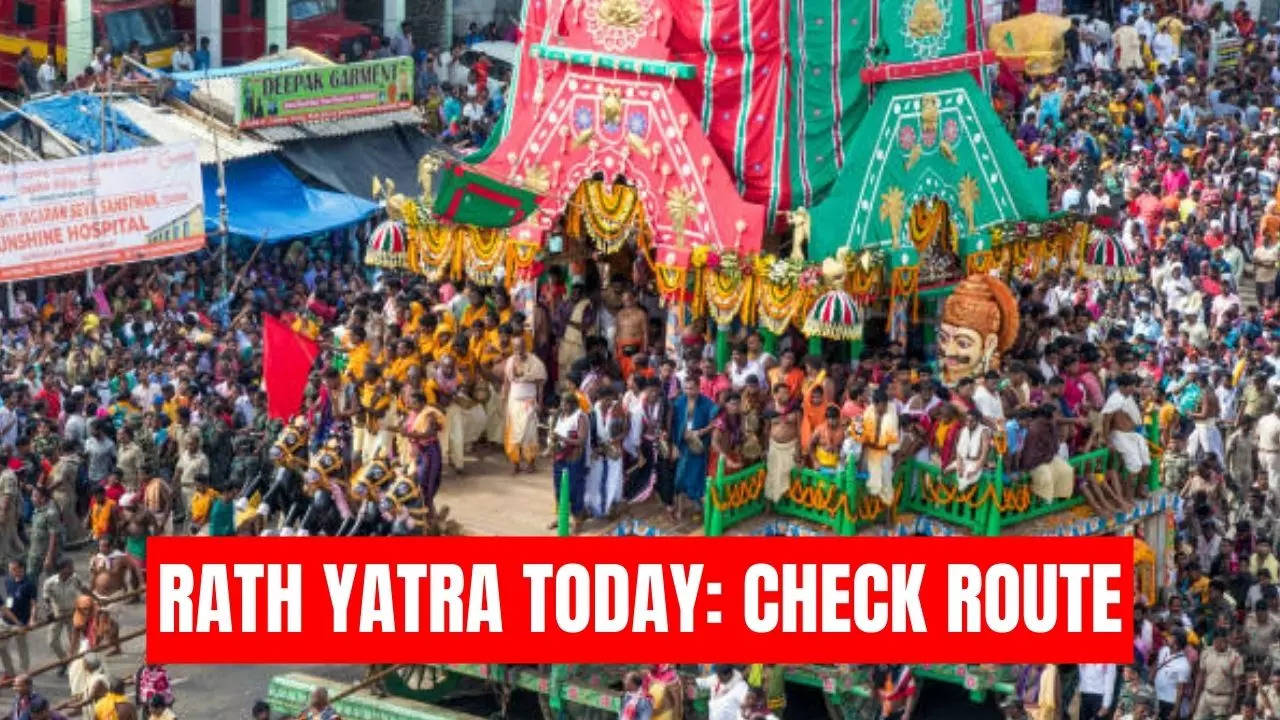 Check Complete Route of Rath Yatra in Ahmedabad Today