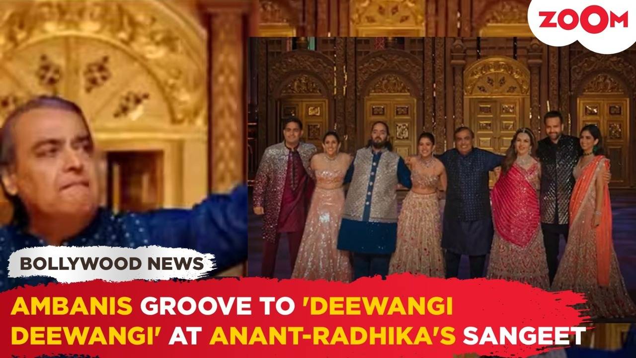 Ambanis shine with their rendition of 'Deewangi Deewangi' at Anant and Radhika's sangeet