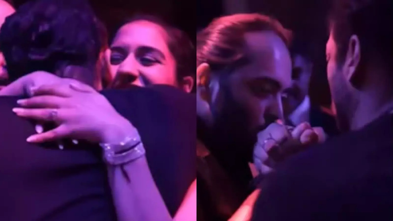 Salman Khan Hugs Radhika Merchant, Gets Kiss From Anant Ambani In Unseen Video From Sangeet