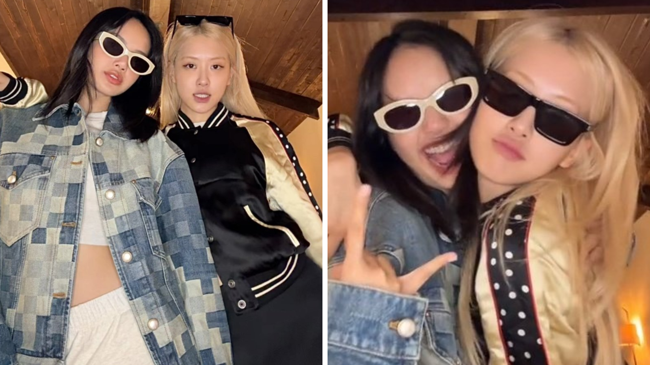 Blackpink's Rosé And Lisa Reunite For ROCKSTAR Dance Challenge At Latter's Beverly Hills Mansion