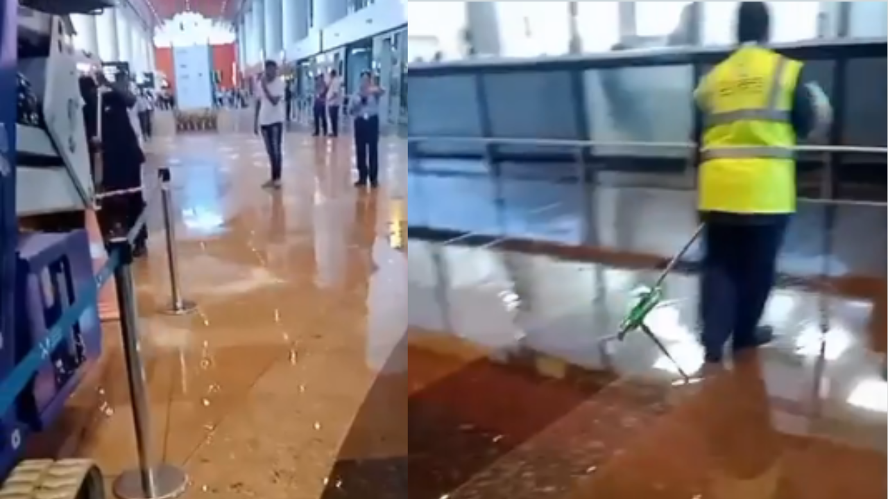 goa airport flood