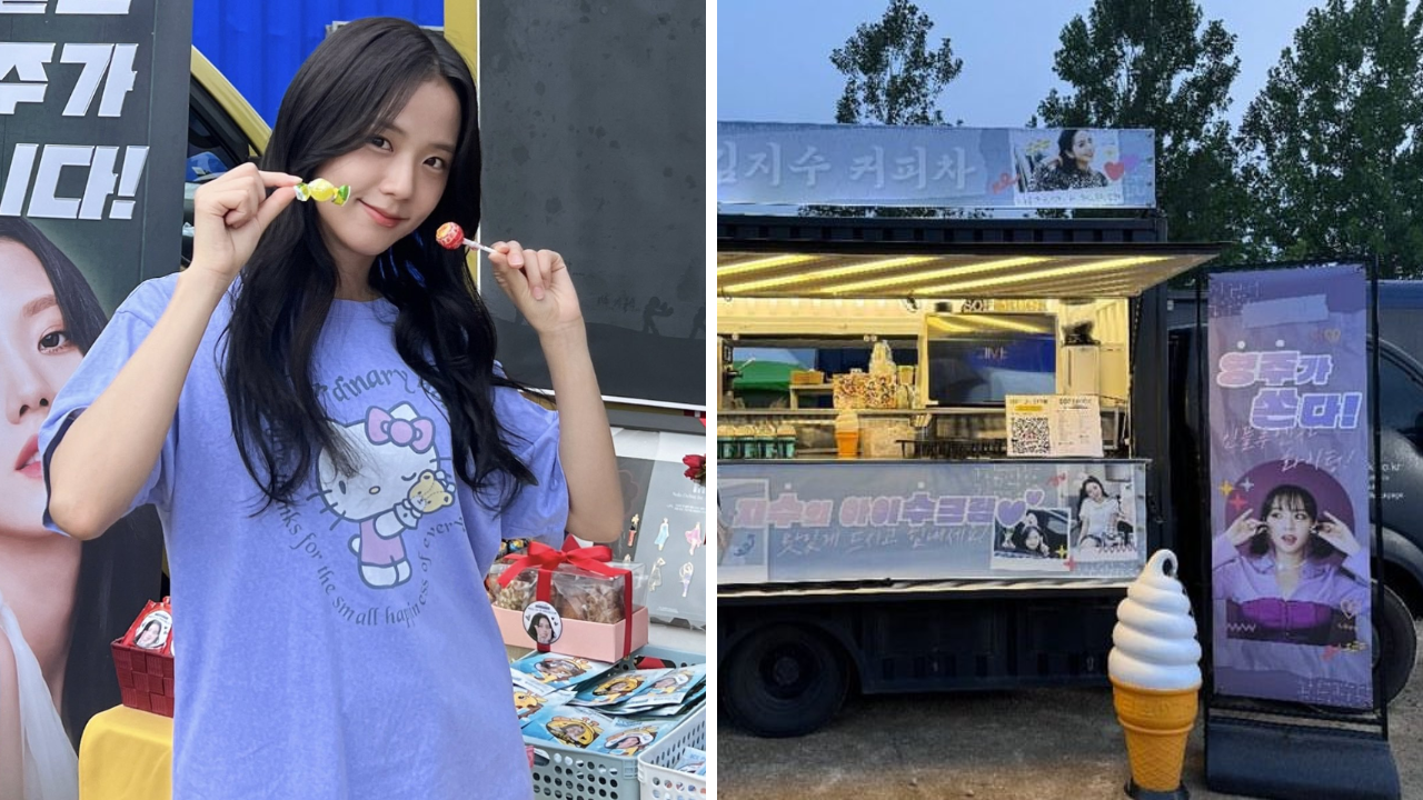 Blackpink's Jisoo Receives Special Ice Cream Truck From Snowdrop Cast On Upcoming K-drama Influenza's Set. See PICS