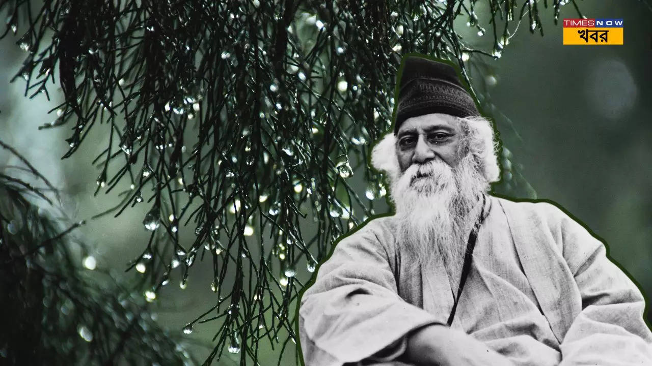 Good Morning Messages on Rain from Rabindra Nath tagore poem