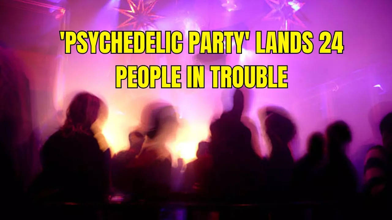 hyderabad's 'psychedelic party' lands 24 in police custody for narcotics consumption during raid