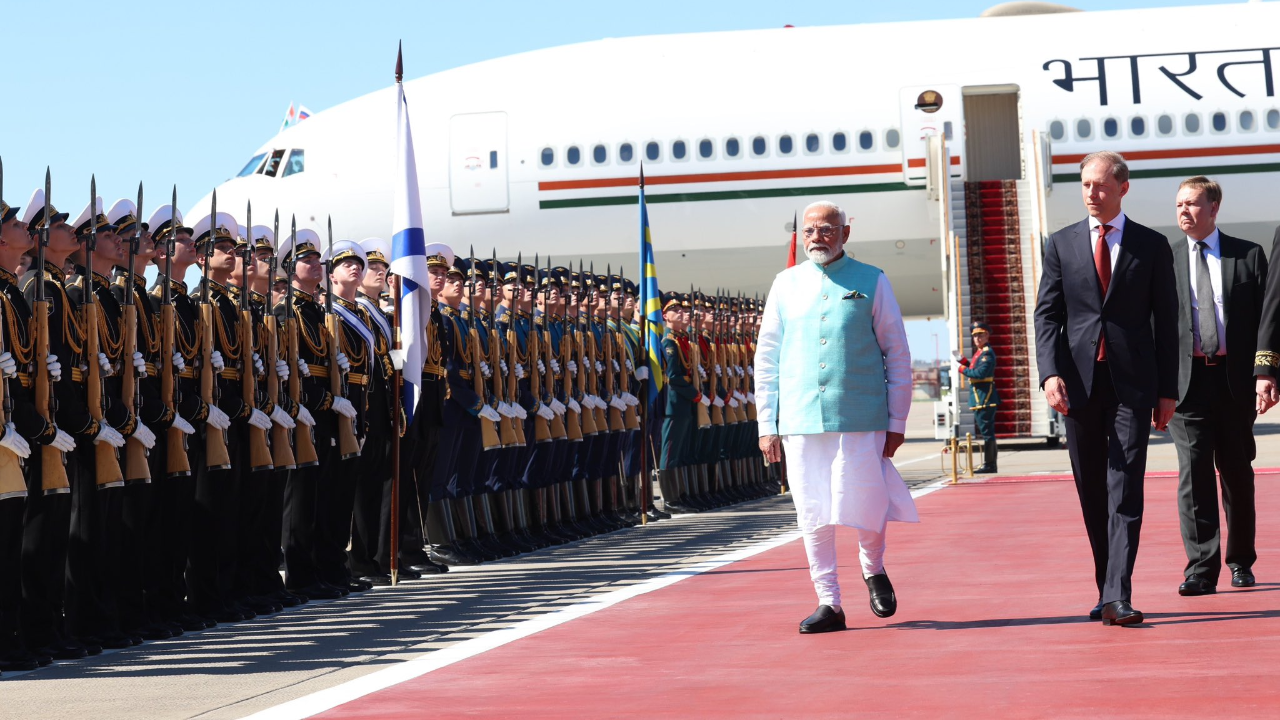 PM Modi Arrives In Moscow For 2-Day Visit To Russia