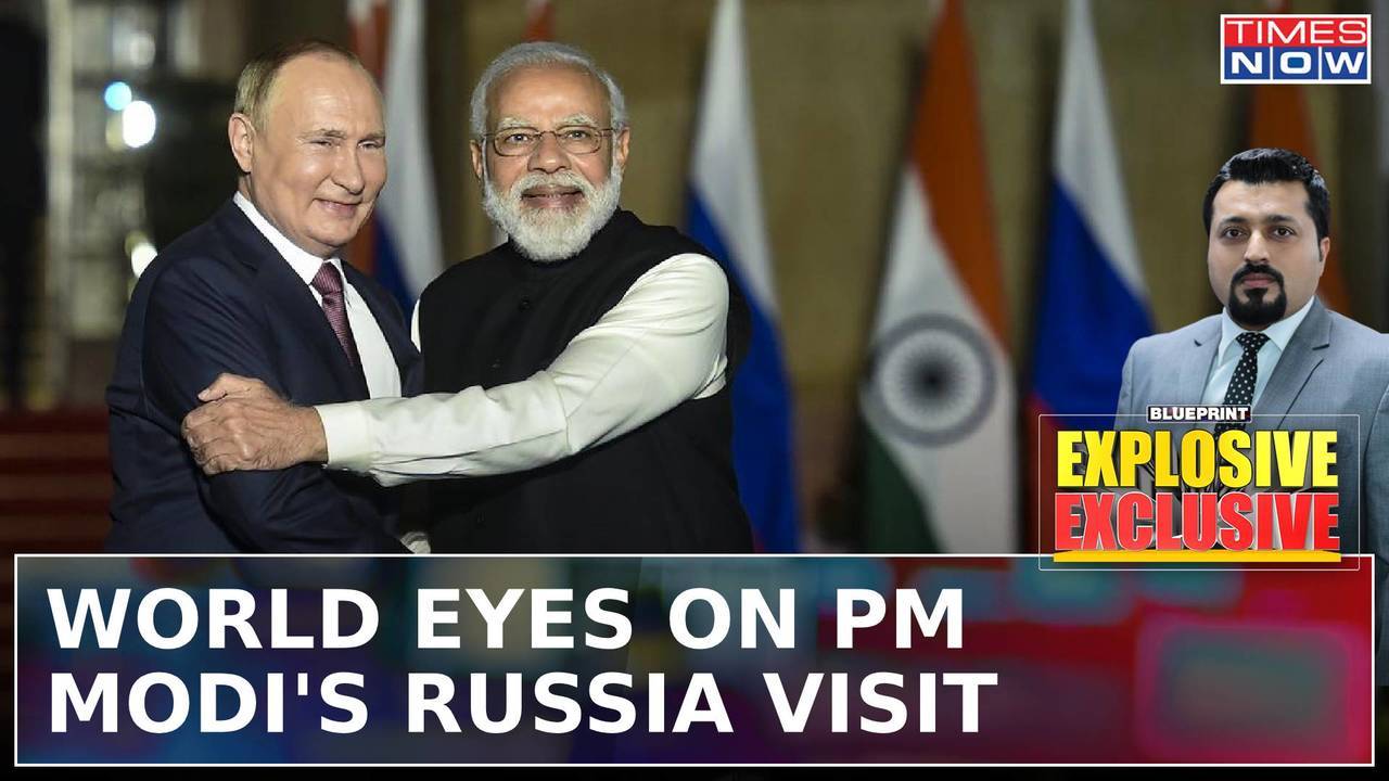 PM Modi's Russia Visit: PM Modi Arrives In Russia to Meet Prez Putin| Blueprint Explosive Exclusive | Times Now