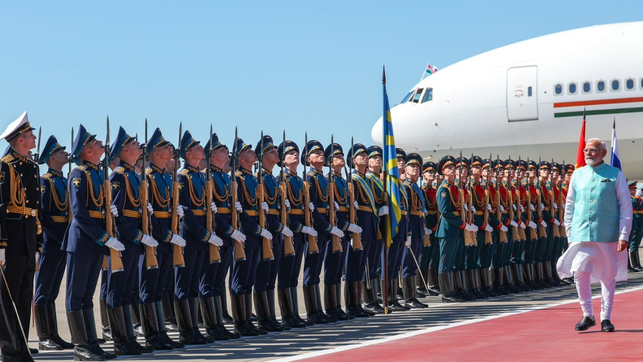 PM Modi in Moscow