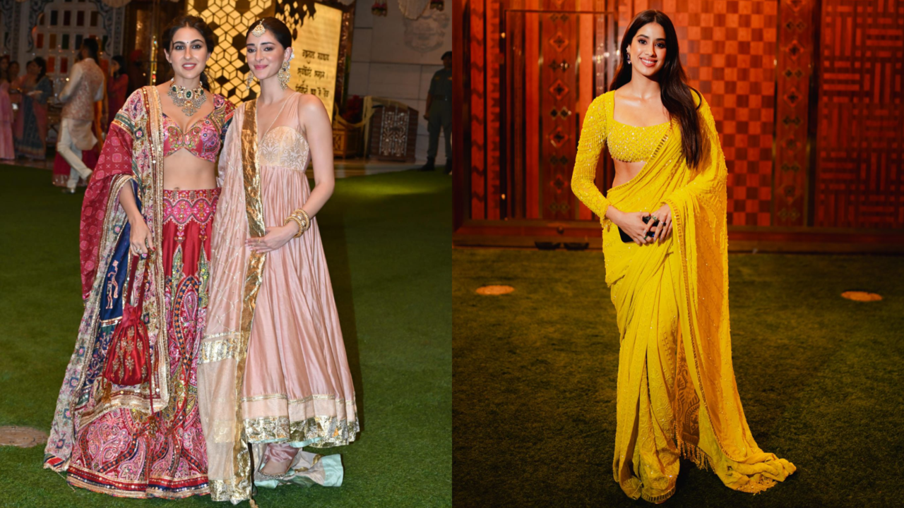 Anant Ambani-Radhika Merchant Haldi: Janhvi, Sara, Ananya And More Attend In Style