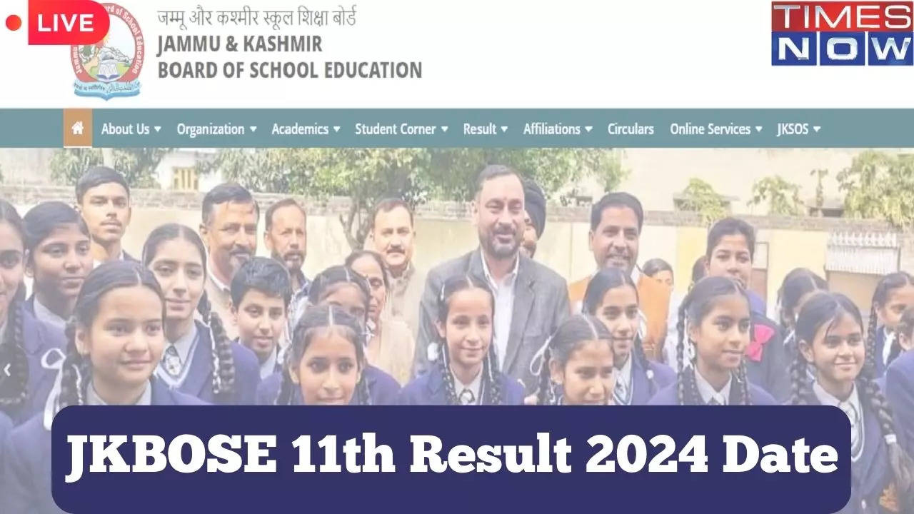 JKBOSE Class 11th Results 2024 Date Highlights JKBOSE 11th Class Results Likely Today on jkbosenicin Check Latest Updates