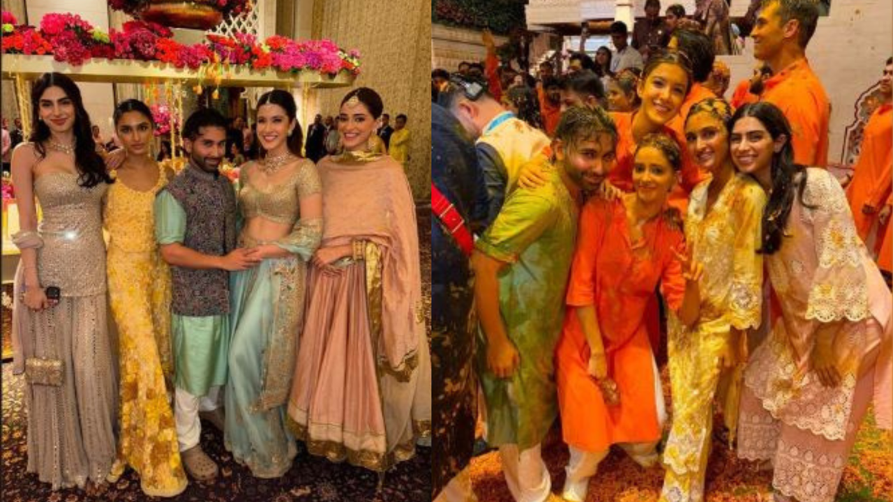 Anant Ambani-Radhika Merchant Wedding: Ananya, Khushi, Shanaya And Orry Are All Smiles In Unseen Pic From Haldi Ceremony