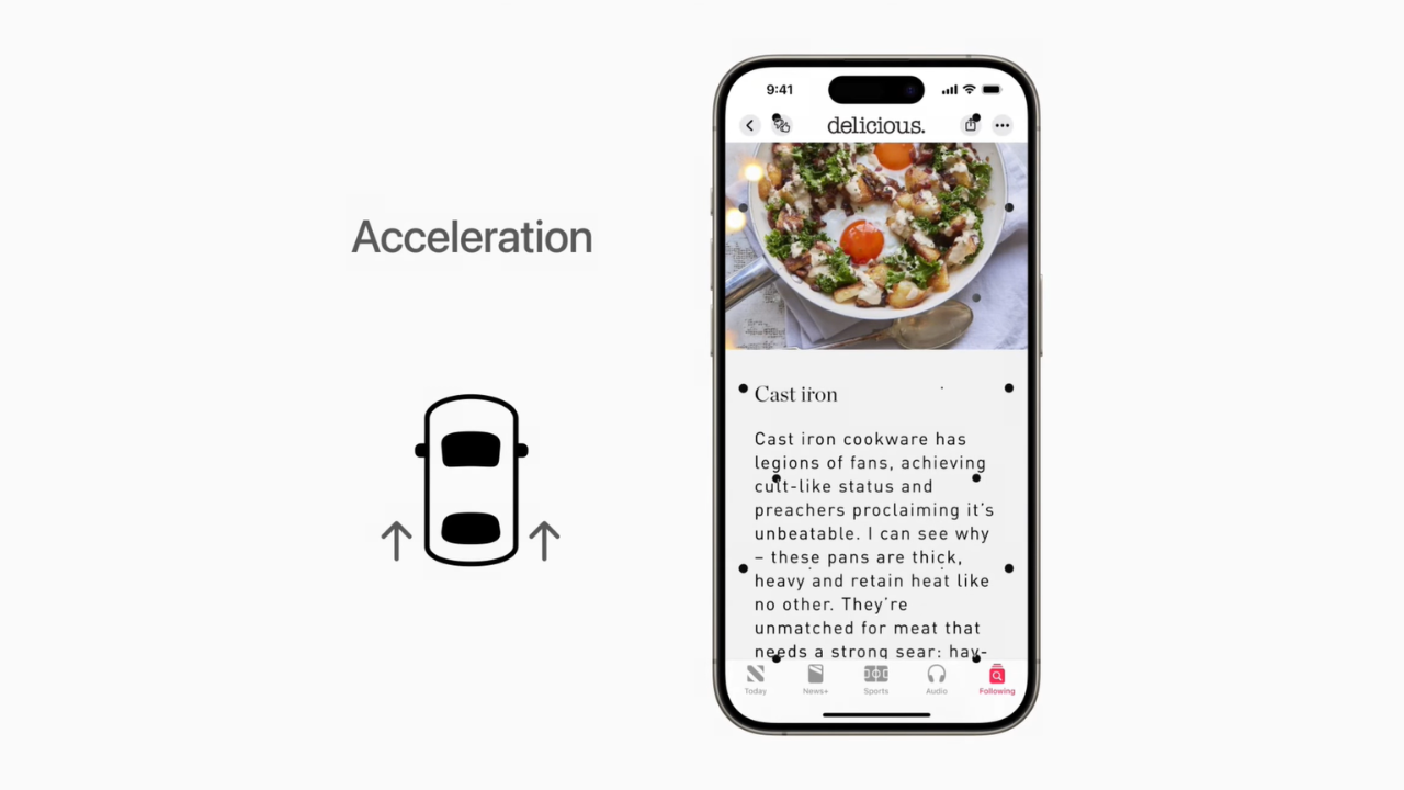 iOS 18 Vehicle Motion Cues