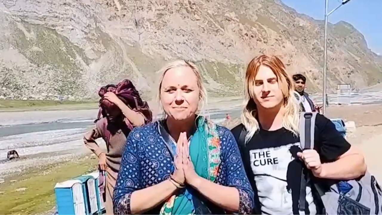 American Mother-Son Duo Undertake The Amarnath Yatra