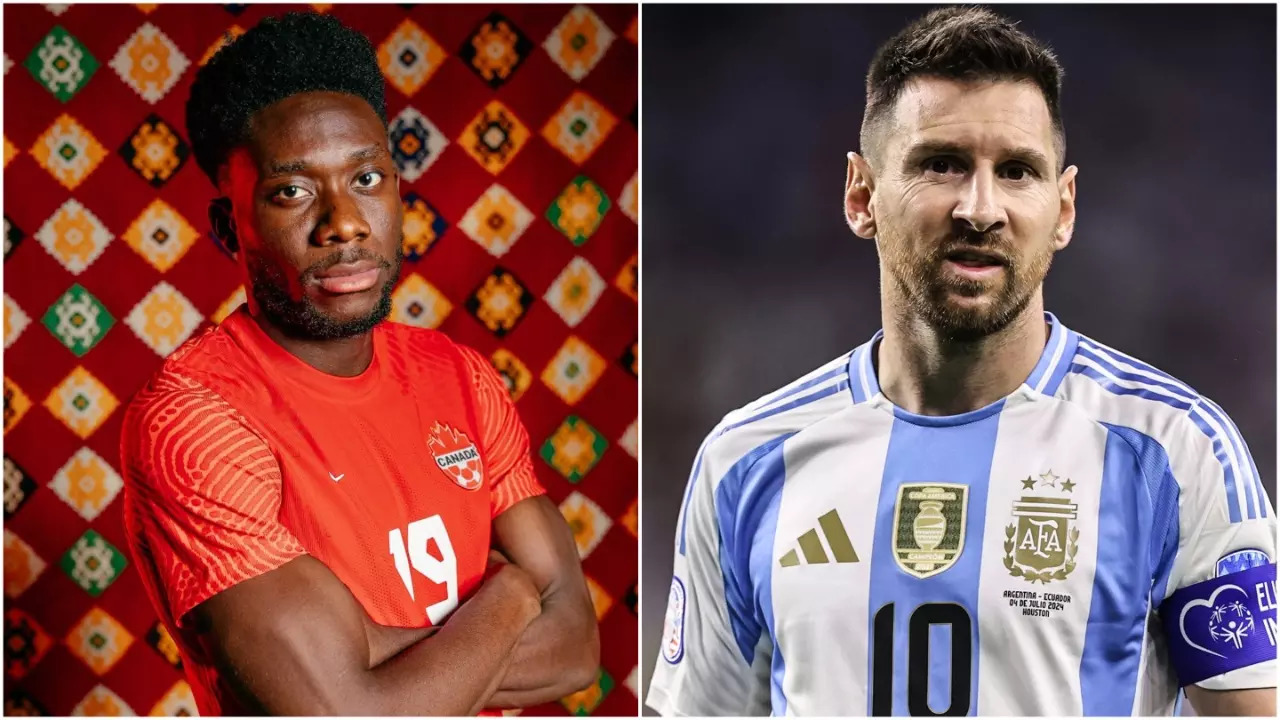 Canada's Alphonso Davies Issues 4-Word WARNING To Idol Lionel Messi's Argentina Ahead Of Copa America Semis