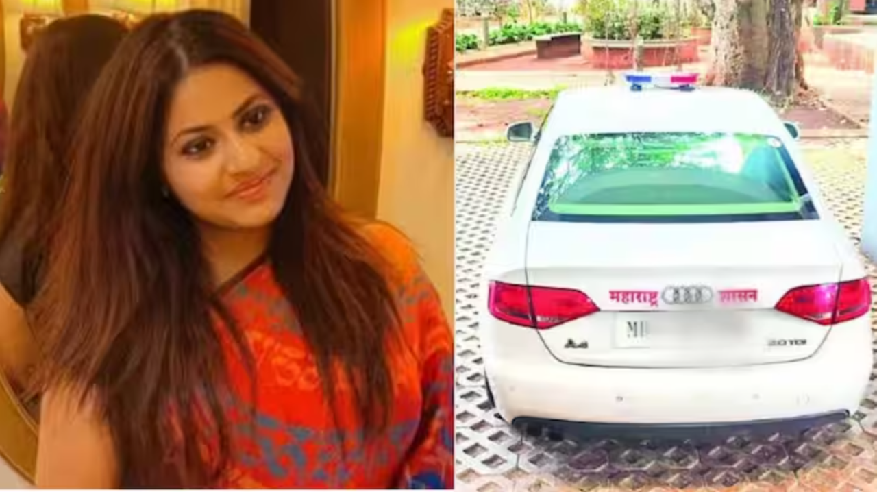 Pooja Khedkar also used a red-blue beacon light and VIP number plate on her private Audi car.