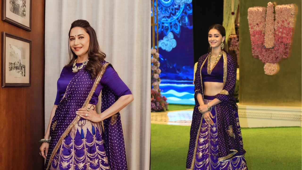 Madhuri Dixit and Ananya Panday in Raw Mango