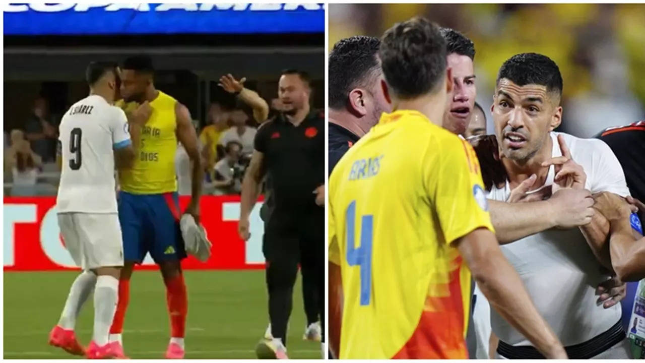 Did Luis Suarez Try To Bite Colombian Player After Uruguay's Copa America Exit? WATCH