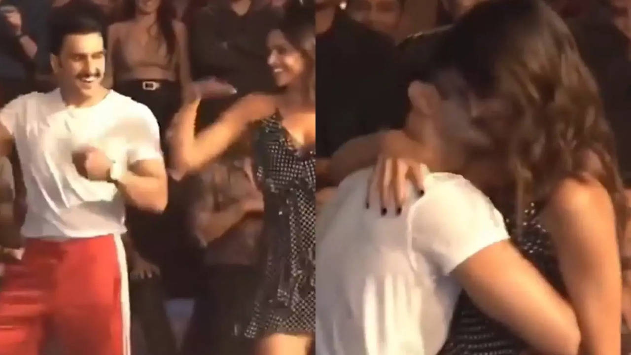 Ranveer Singh Passionately Kisses Deepika Padukone On Fighter Set In Unseen Video: Watch