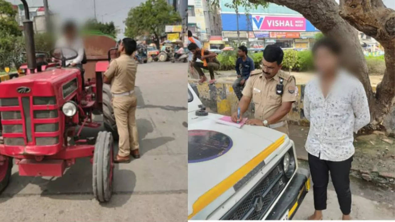 Noida Traffic Police Booking Minors For Riding Vehicles And Violating Traffic Rules