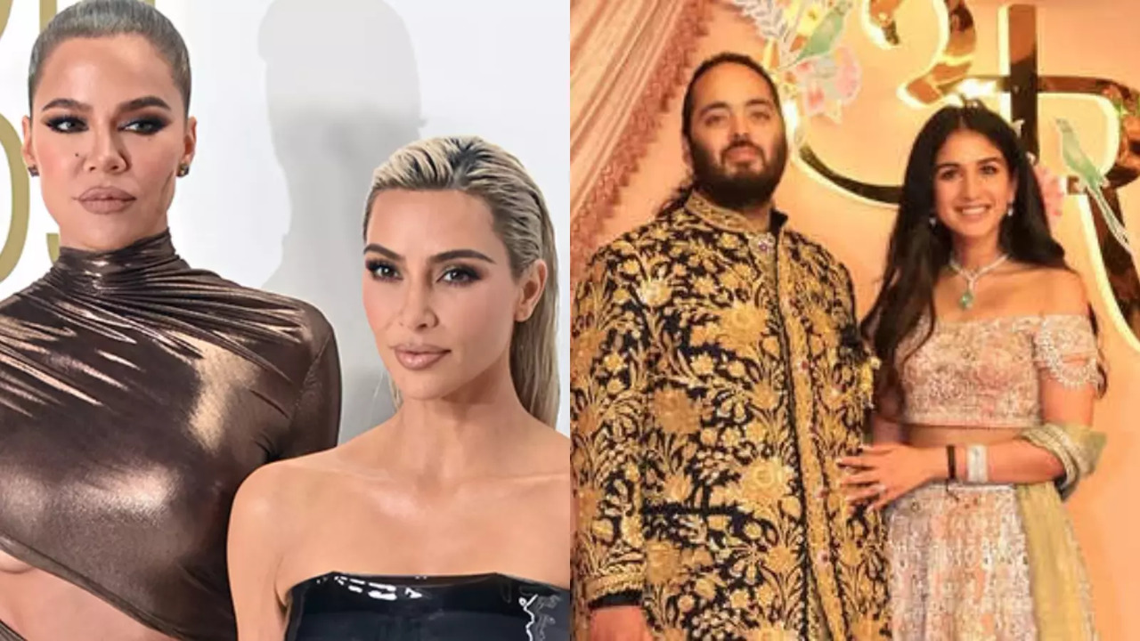 Anant Ambani-Radhika Merchant Wedding: Kim Kardashian, Khloe Kardashian Arrive In Mumbai