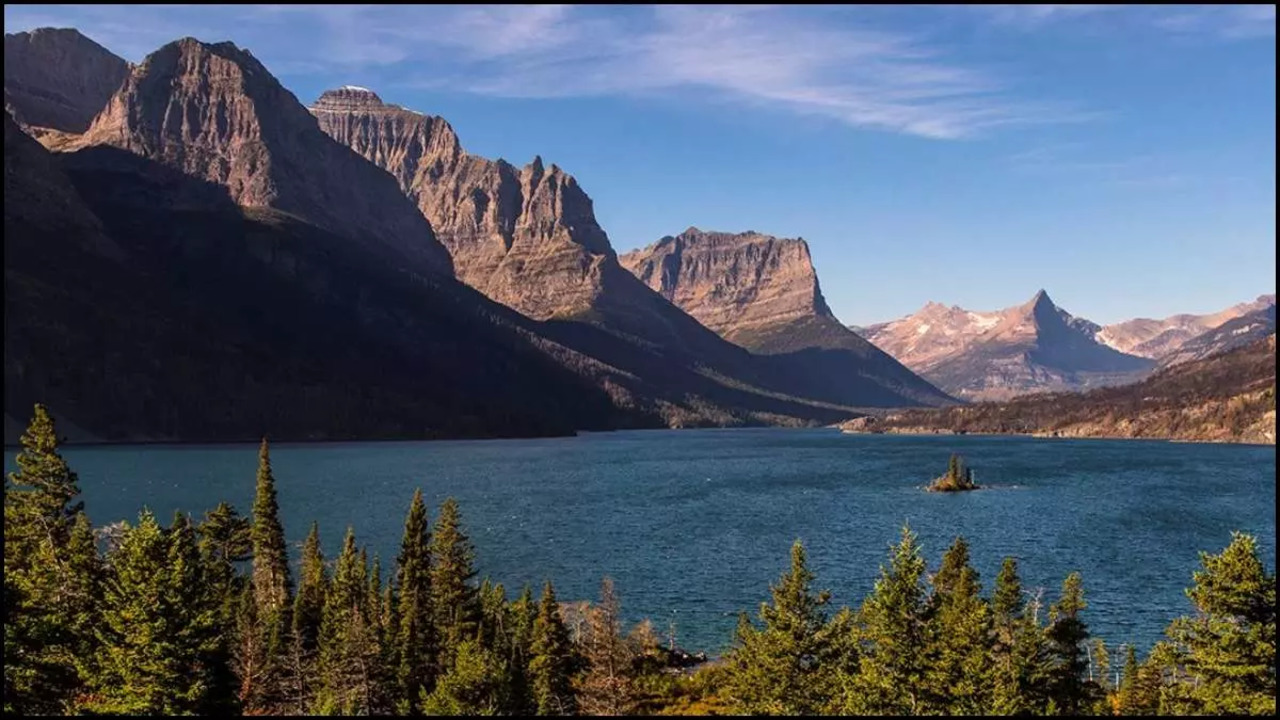 St. Mary Lake in Glacier National Park.