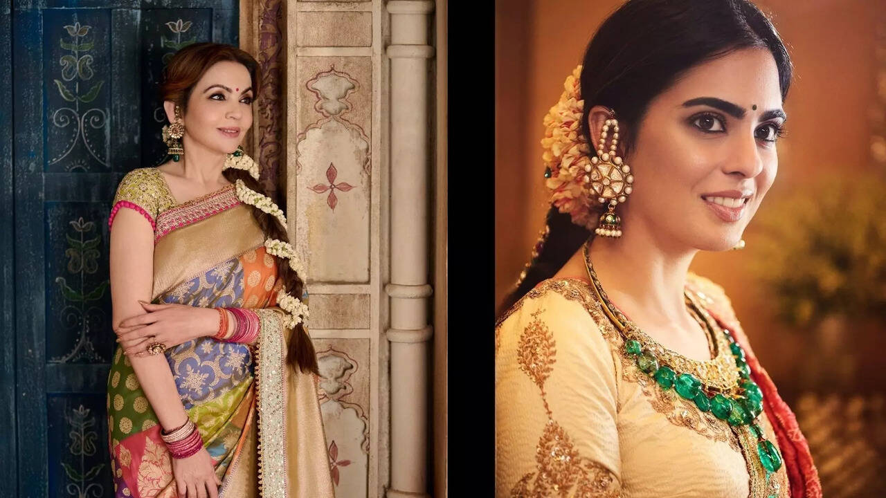  மகளை மிஞ்சிய தாய்... வைரலாகும் நீதா அம்பானி - இஷா அம்பானி லுக்! 