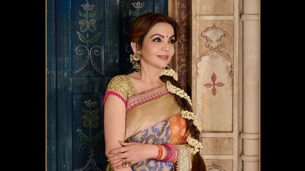 Nita Ambani's rangkat saree