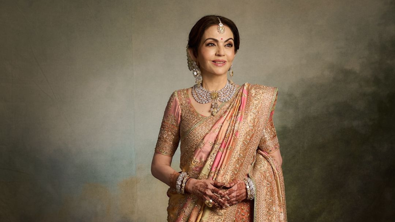 Nita Ambani's baraat look