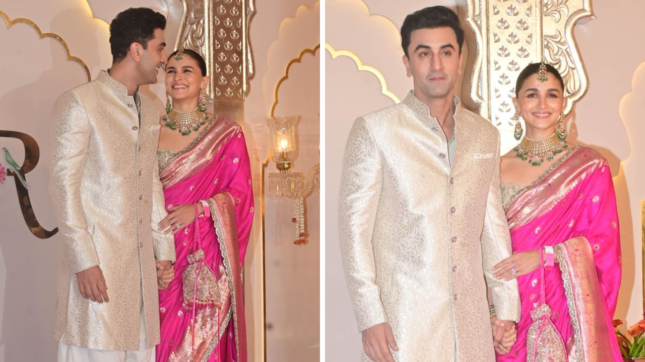 Anant Ambani-Radhika Merchant Wedding: Alia Bhatt Holds Ranbir Kapoor Close As They Grace Grand Celebration