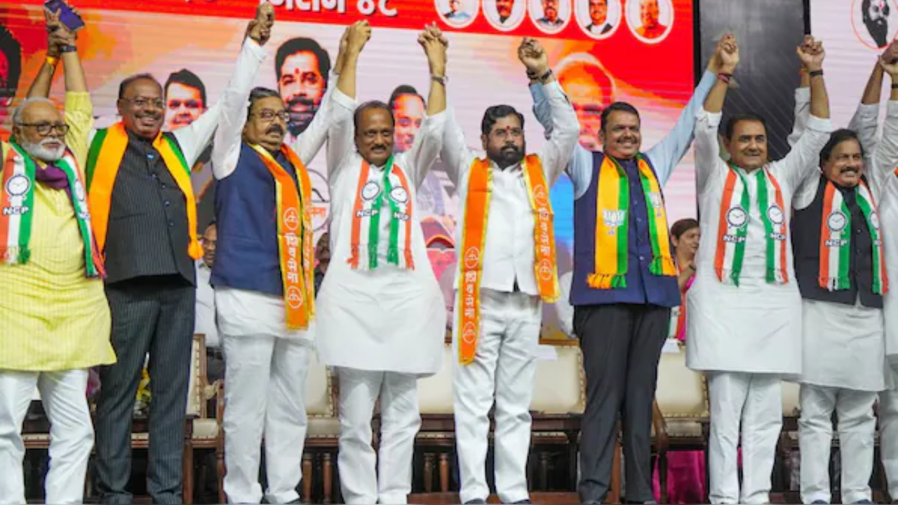 BJP-Led Mahayuti Alliance In Maharashtra