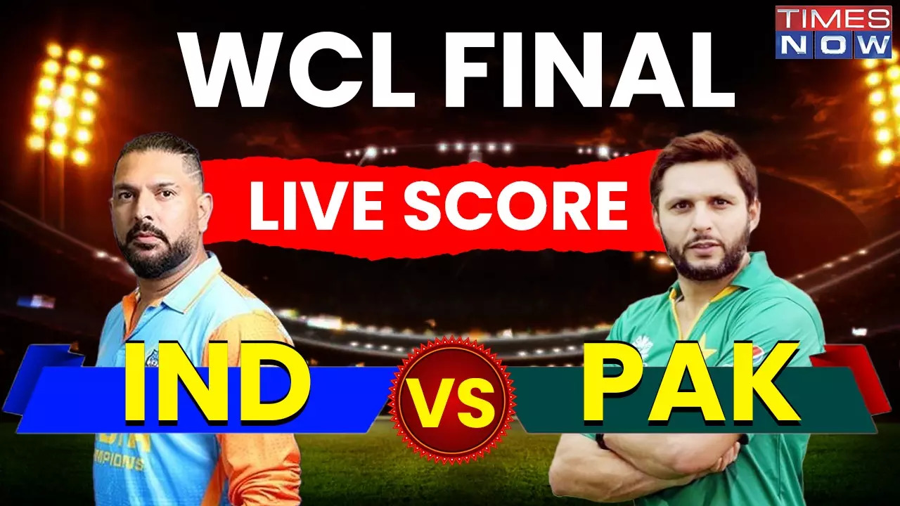 IND-C Vs PAK-C WCL 2024 Live Score: PAK Under Pressure In World Championship Of Legends Final