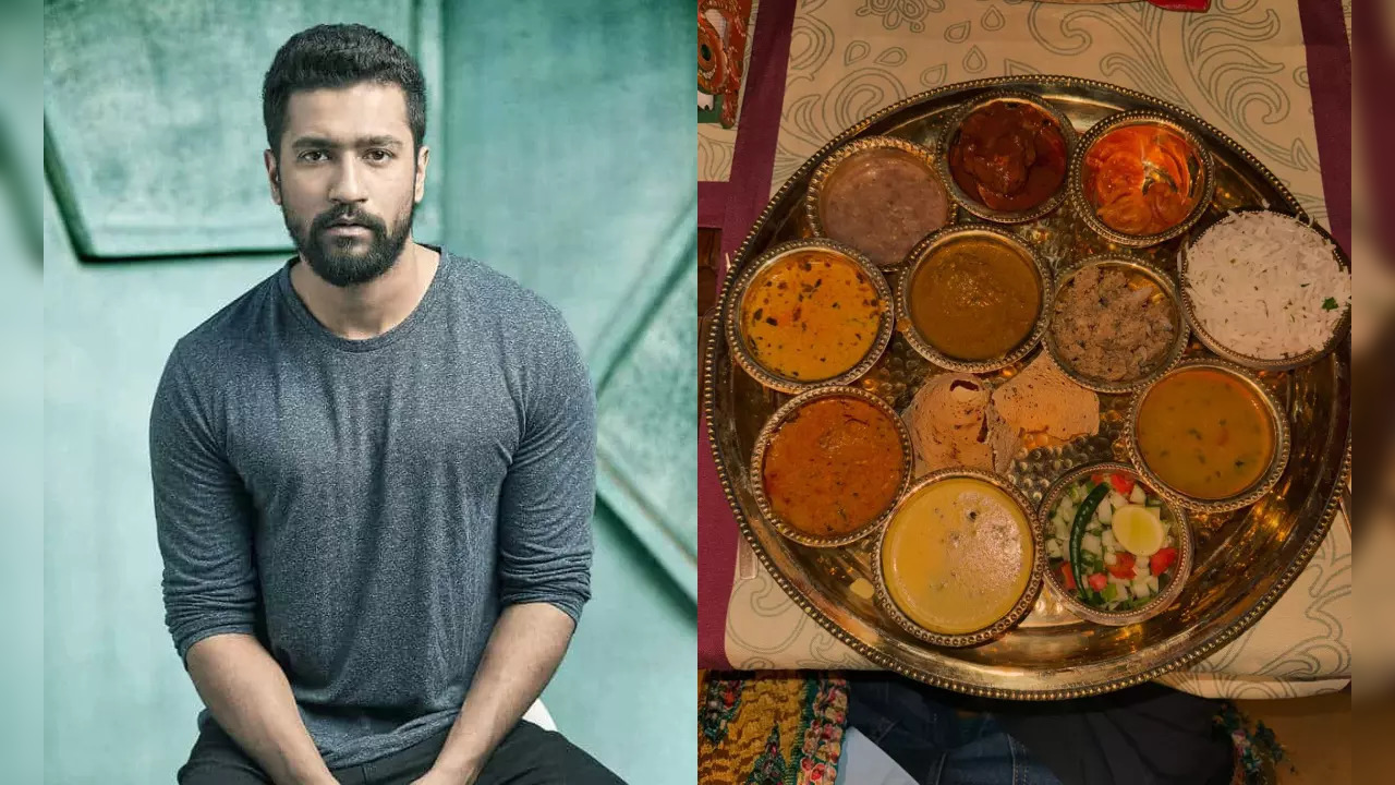 Vicky Kaushal Savours Rajasthani Thali In Jaipur