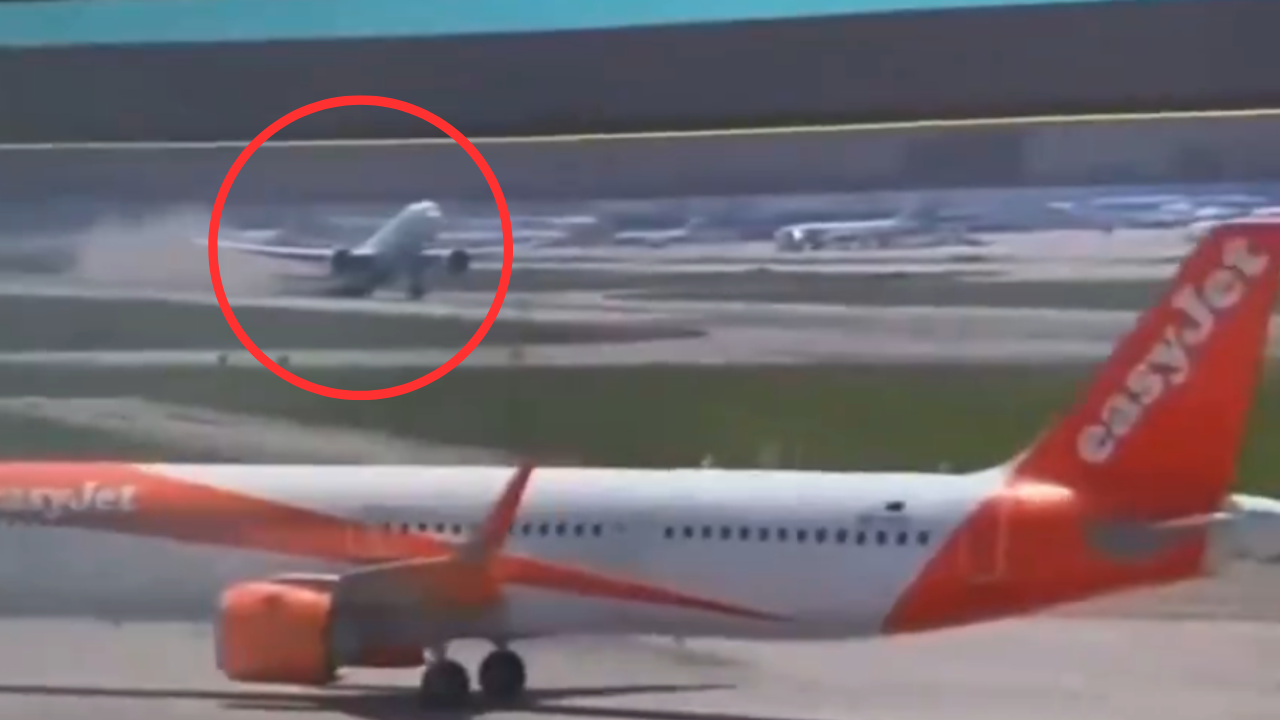 Video: Il Boeing 777 evita il disastro dopo la collisione con la coda in Italia