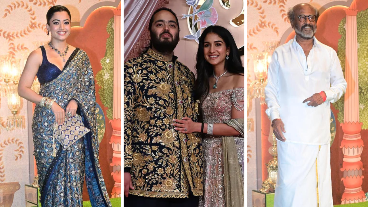 Anant-Radhika Wedding: Rajinikanth, Ram Charan, Rashmika And More South Stars Attend Shubh Ashirwad In Style