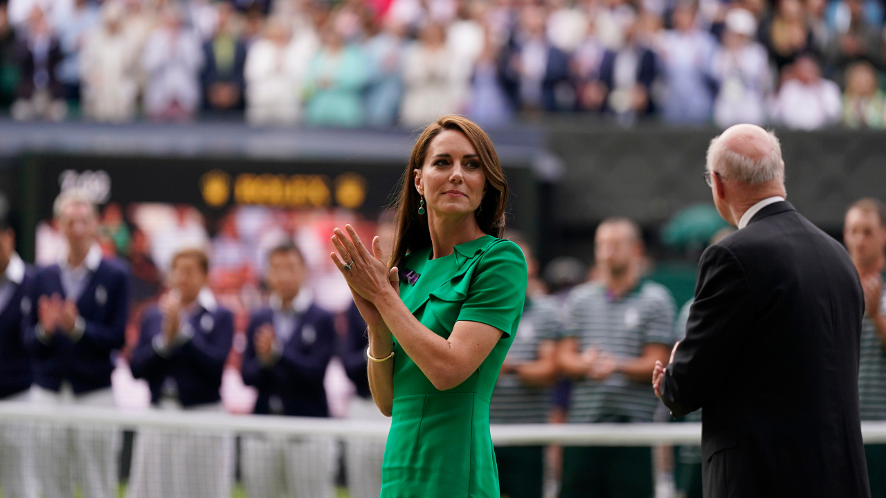 Kate Middleton At Wimbledon Final 2023