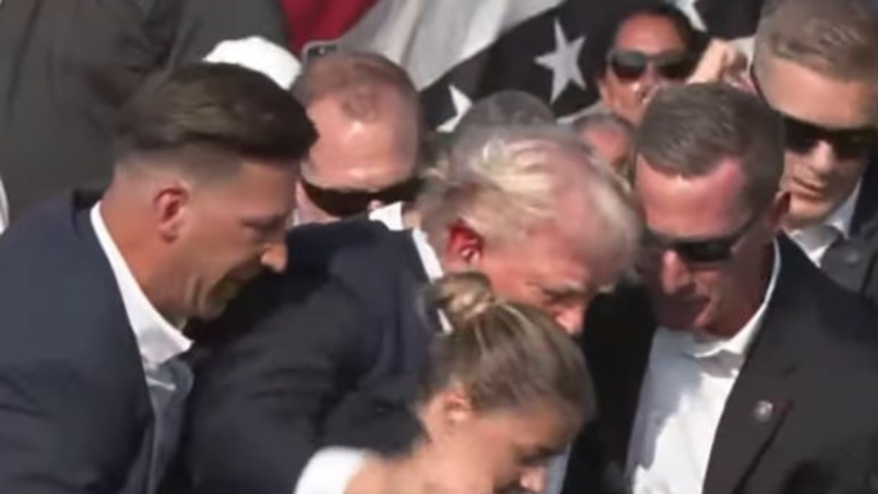 Did Trump Get Shot At Butler, Pennsylvania Rally? Videos Show Blood On Face, Ear