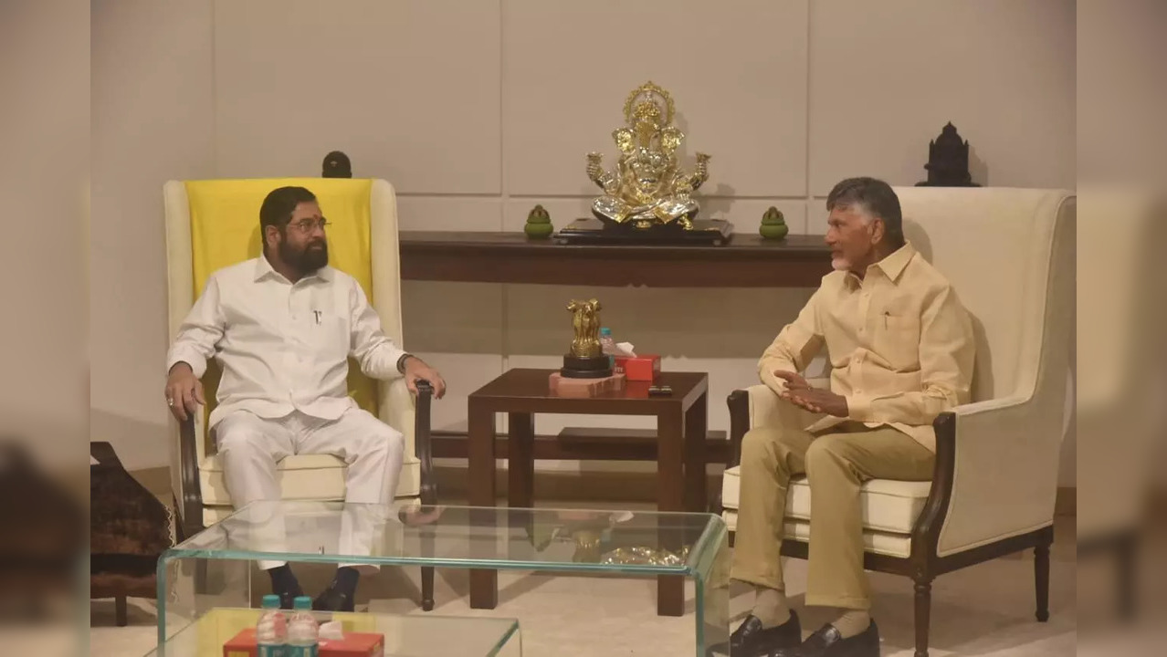 Latest News Highlights Andhra CM Naidu Meets Eknath Shinde in Mumbai 