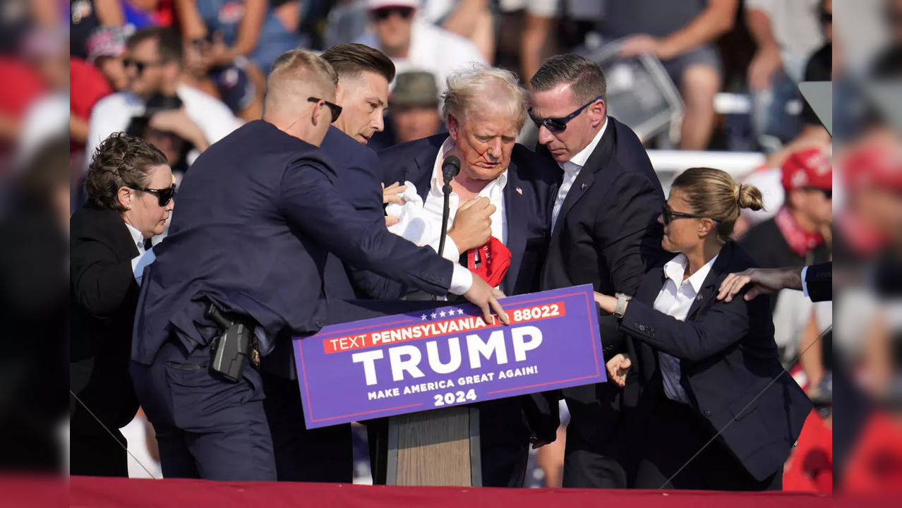 Donald Trump was shot at during a rally