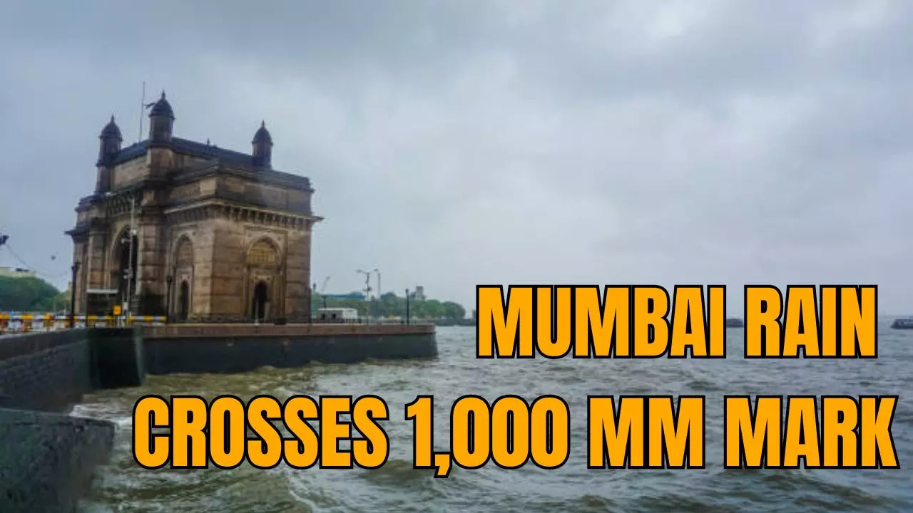 Rainfall in Mumbai Crosses 1,000 mm Mark This Season