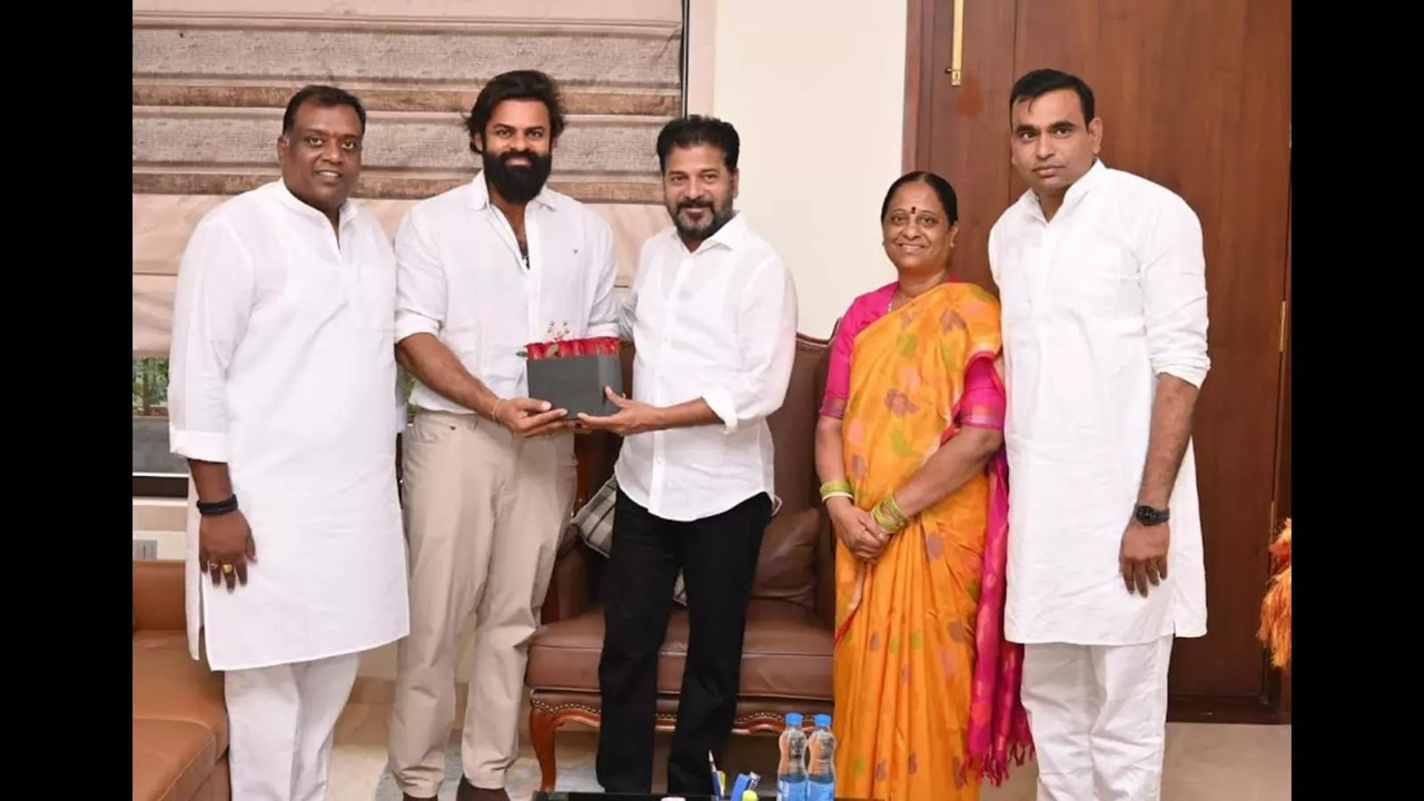 Sai Dharam Tej revanth reddy