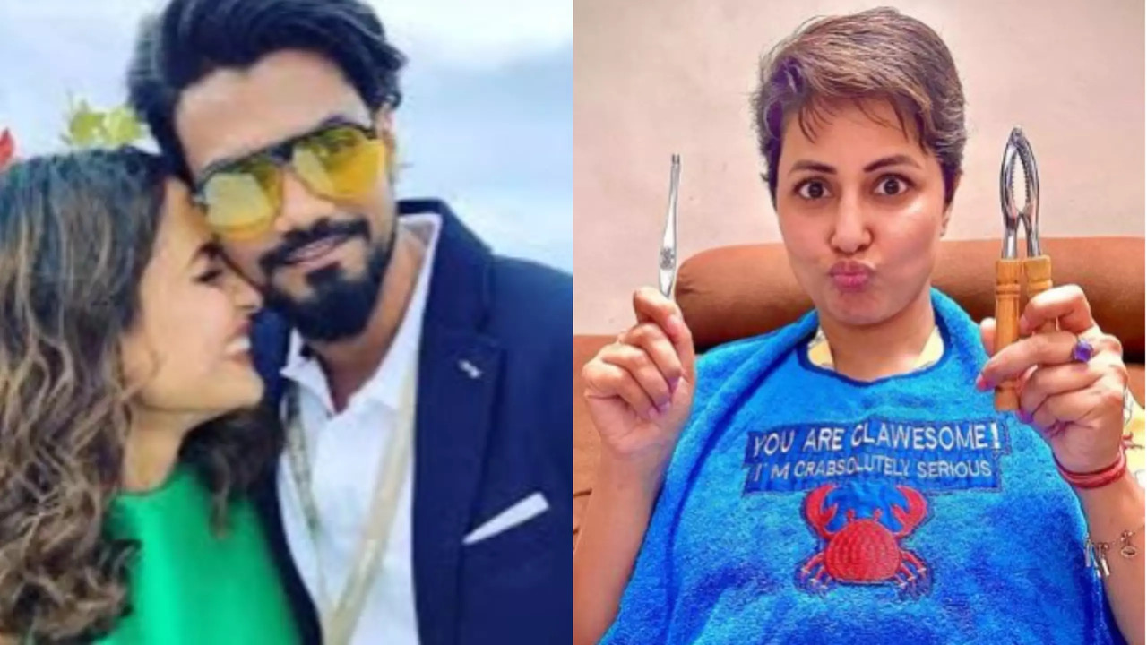 Rocky Jaiswal Pampers Hina Khan In THIS Special Way As She Battles Cancer